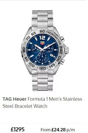 ernest jones tag heuer formula 1